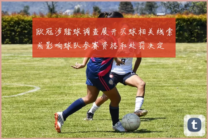 欧冠涉赌球调查展开买球相关线索或影响球队参赛资格和处罚决定