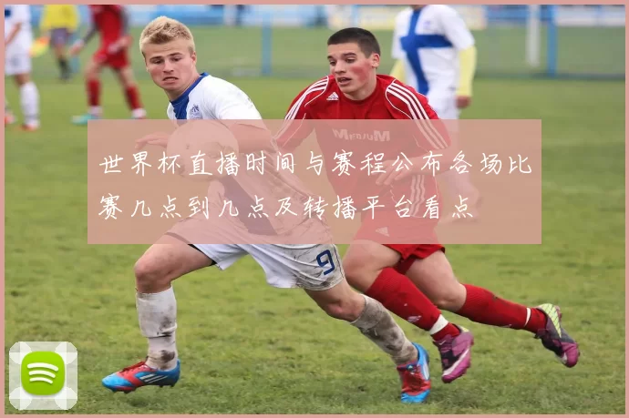 世界杯直播时间与赛程公布各场比赛几点到几点及转播平台看点